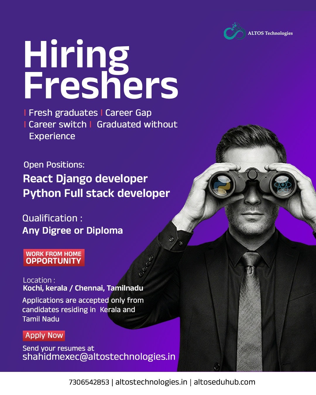 hiring fresher
